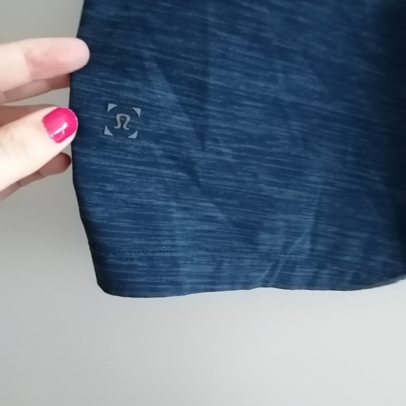 Lululemon Men's T.H.E. Short Linerless 11" Inseam Heather Iron Blue Small - Picture 6 of 16